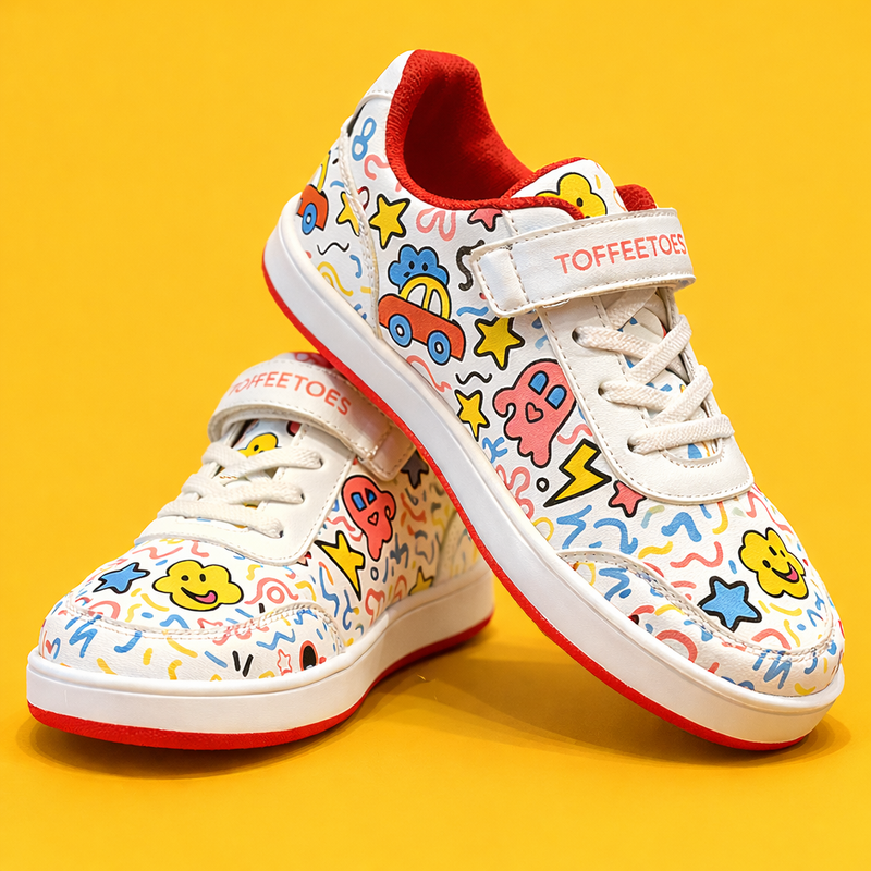 Doodledrift White Scribble