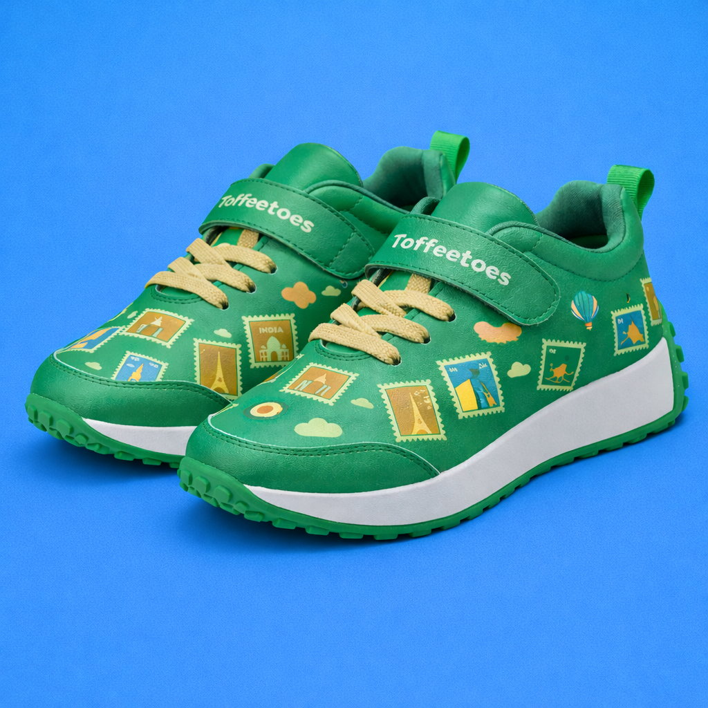 Globetrotters Travel Stamps Green