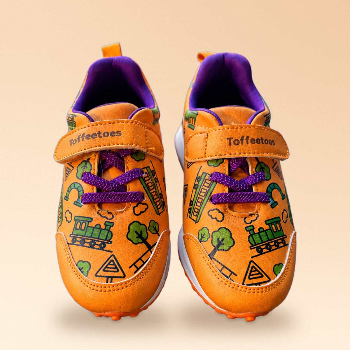 Globetrotters Train Orange Kids Sneakers - view 4