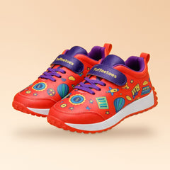 Globetrotters Adventure Red Kids Sneakers