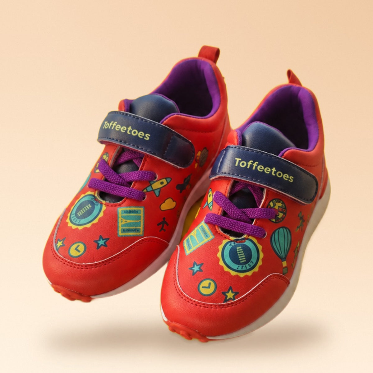 Globetrotters Adventure Red Kids Sneakers - view 4