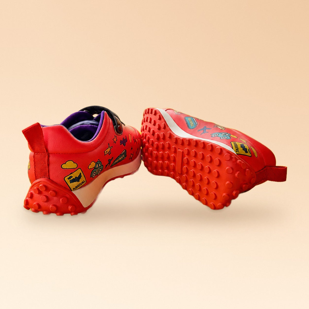 Globetrotters Adventure Red Kids Sneakers - view 7