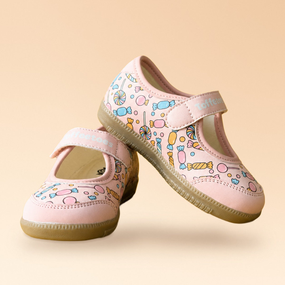 Sneakerina Pretty Pink Girls Mary Janes - view 1